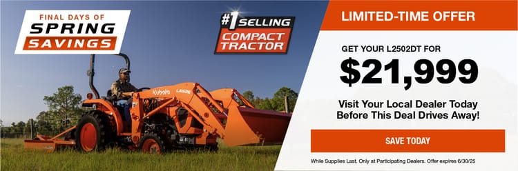 Spring Savings on L2502DT