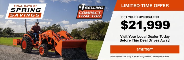 Spring Savings on LX2620SU